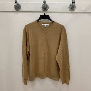 TAN V neck sweater, XL